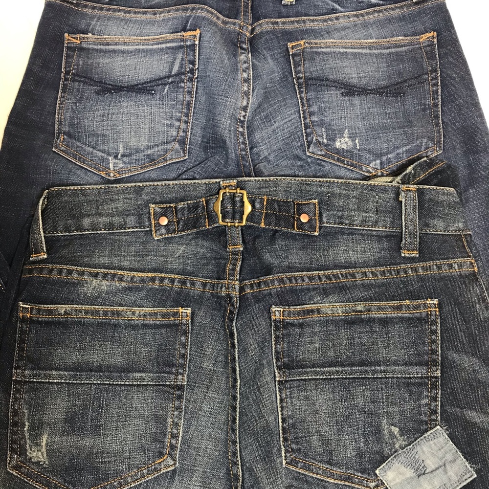 2 PAIR GAP JEANS LOT  Easy Straight 25/0, 1 is BNWT Original owner PRICE FIRM! - Picture 7 of 13